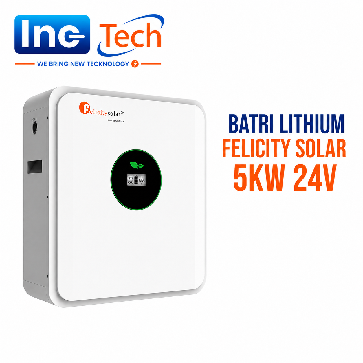 Batterie Lithium Felicity Solar 5kWh 24V