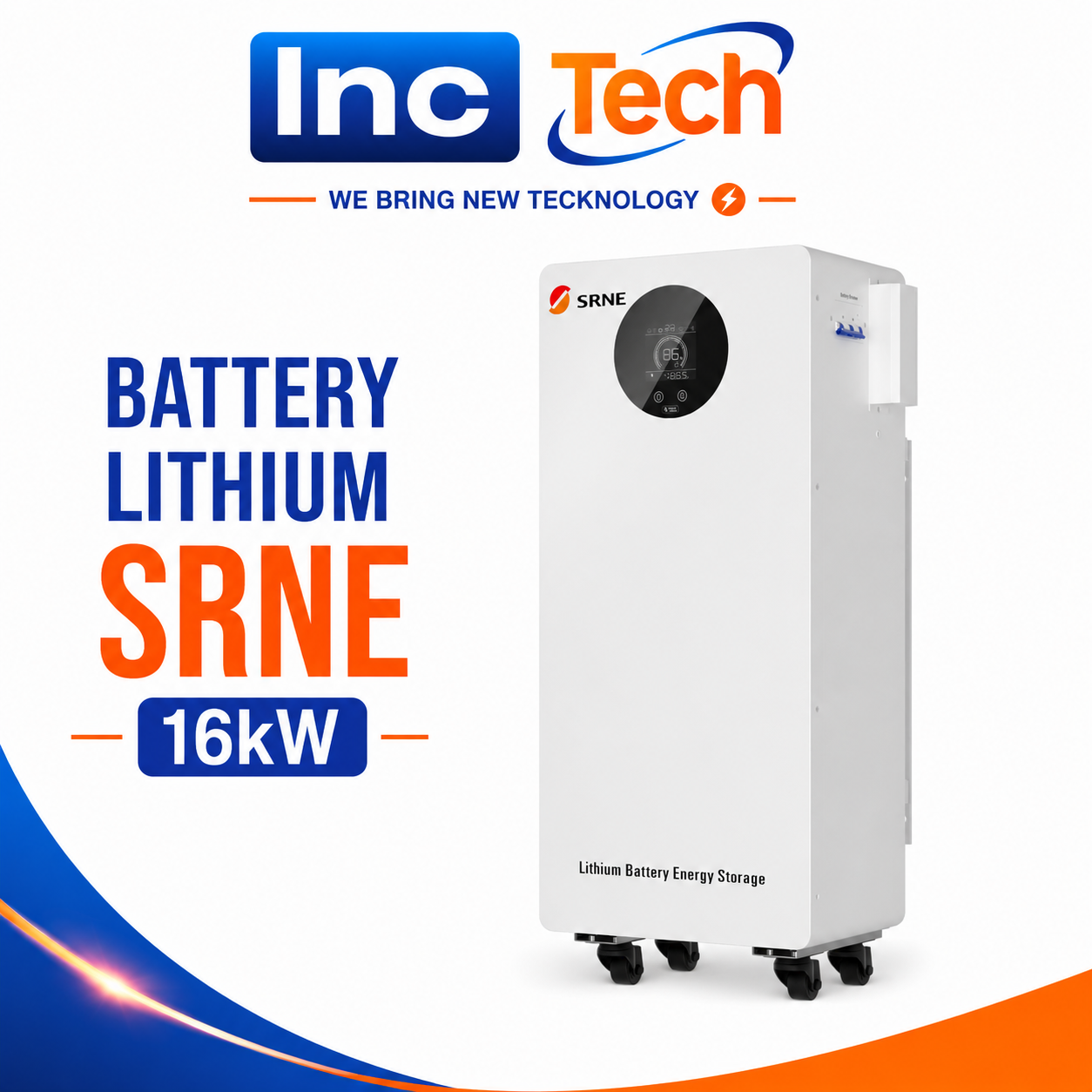 Batterie Lithium SRNE 16kWh