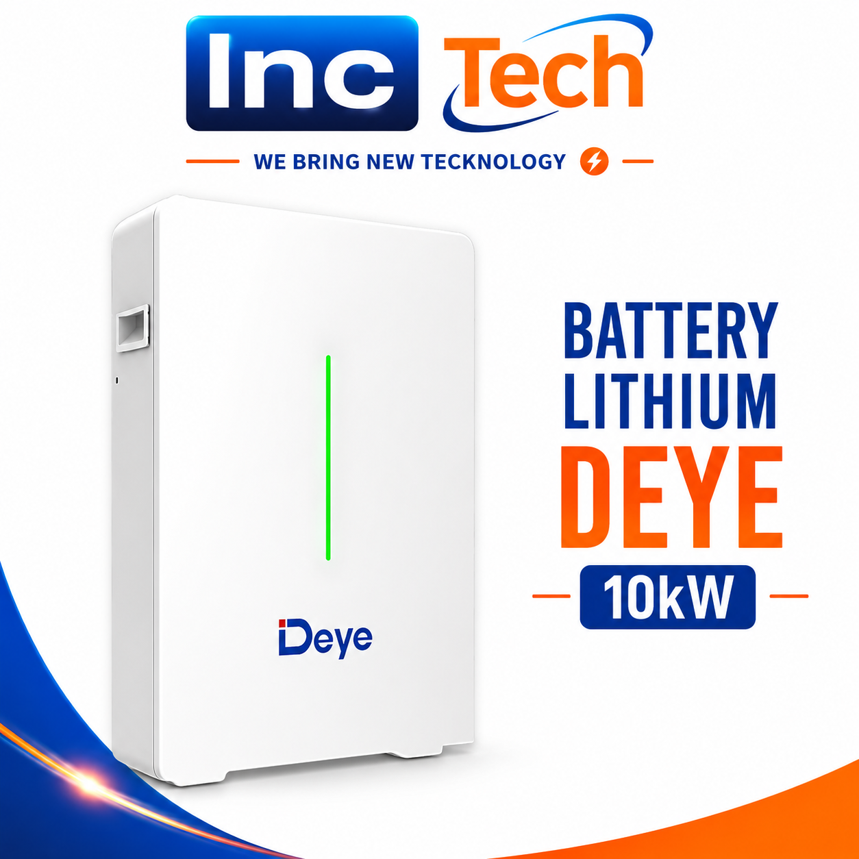 Batterie Lithium Deye 10kWh
