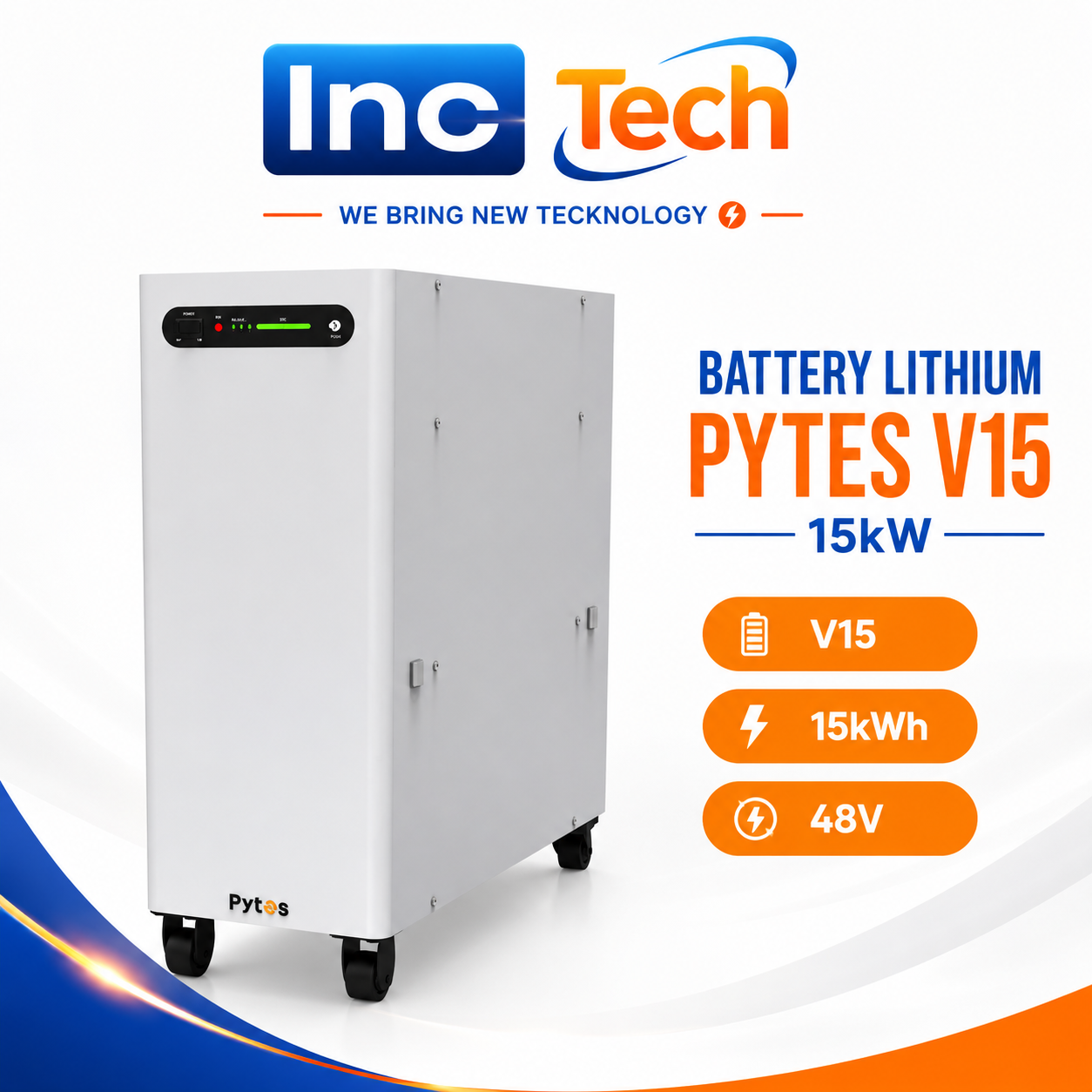 Batterie Lithium Pytes V15 15kWh