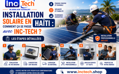 Installation solaire en Haïti : comment ça se passe avec INC-TECH ? Les étapes détaillées